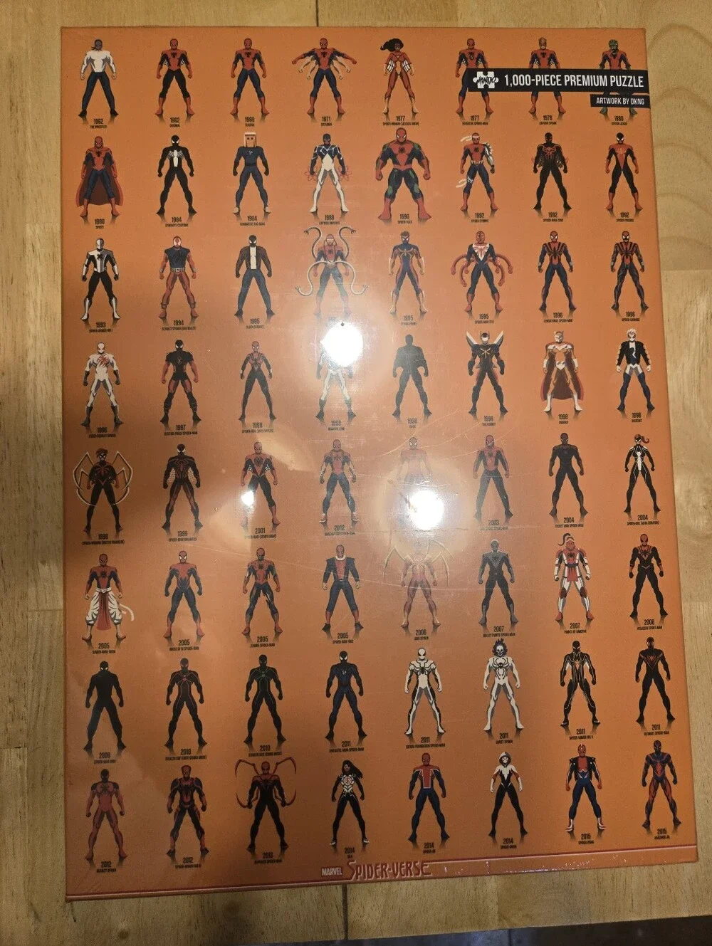 Mondo Marvel Spider-Verse 1000-Piece Puzzle featuring art by DKNG - Sealed